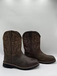 MEN'S WOLVERINE RANCHER WATERPROOF STEEL-TOE WELLINGTON Brown Size 13M - Picture 1 of 5