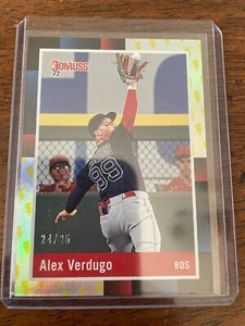 2022 Donruss Alex Verdugo 1988 Retro Voltage /25 - Boston Red Sox