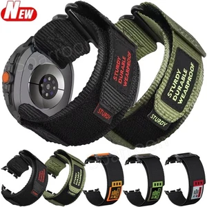 For Samsung Galaxy Watch 8 Classic/Ultra 2025/Watch 8 40/44mm Nylon Band Strap - Picture 1 of 36