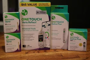 OneTouch Verio Reflect glucosa en sangre con 50 tiras / dispositivo de punción / 100 lancetas - Imagen 1 de 7