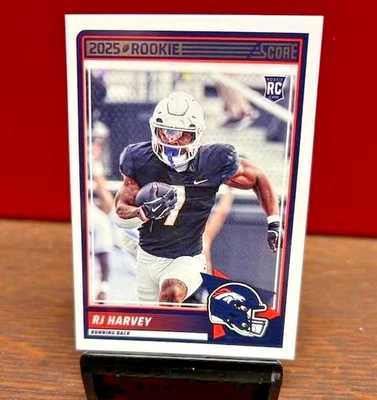2025 Score Football #49 RJ Harvey RC Denver Broncos - Image 1 of 2