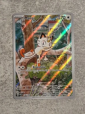 Pokémon Karte • Mauzi 106/094 • Illustration FA • Deutsch • Fatale Flammen - Bild 1 von 3