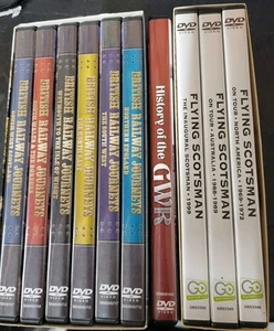 Job Lot Steam Train Railway DVDs And Books Vintage Flying Scotsman Southern GWR - Picture 1 of 24
