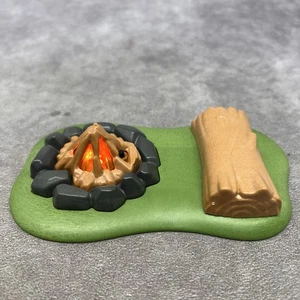 Playmobil Campfire & Log Camping Part- Works - Picture 1 of 7