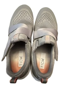 TIEM Scarpe da Ciclismo indoor Spin Donna Grigio Lunare Slipstream Spin Cycle 9,5 - Foto 1 di 10