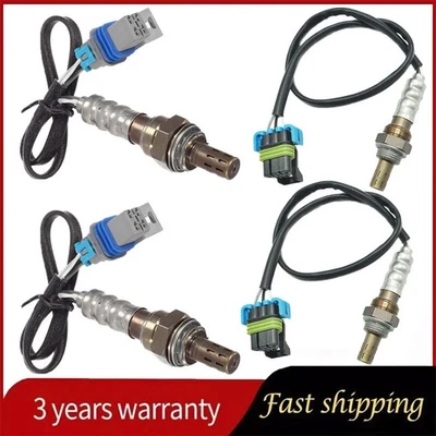 4x Sensor de oxígeno aguas arriba+aguas abajo para Chevrolet Silverado 3500 6,0 L V8 2008-2014 EE. UU. Foto 1 de 4