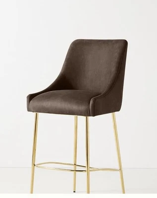 Juego de 3 sillas/taburetes Anthropologie Elowen - NUEVO (carbono) Foto 1 de 4