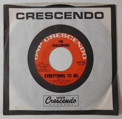 THE CHALLENGERS Everything To Me, The Water Country GNP CRESCENDO 45 nice! surf - Image 1 of 4