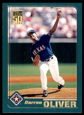 2001 Topps Darren Oliver Texas Rangers #614 - Image 1 of 2