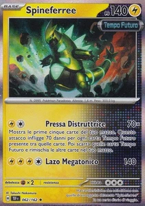 CARTA POKEMON - SPINEFERREE - 062/162 - PS 140 - HOLO - RARA - IN ITALIANO - Foto 1 di 1