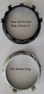 ORIGINAL Design:MINI R56/5/7/8/9 Boot Trim Ring 25117624269/70/1/2, Version 4 - Picture 1 of 5