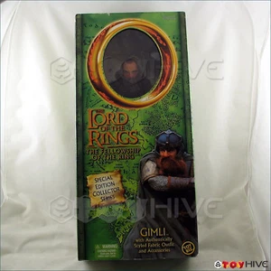 El Señor de los Anillos 12 pulgadas serie de coleccionista Gimli el enano Fellowship of Rings - Imagen 1 de 3