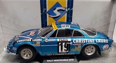 SOLIDO 1/18 - ALPINE A 110 1600S RALLY MONTECARLO 1976 - Immagine 1 di 2