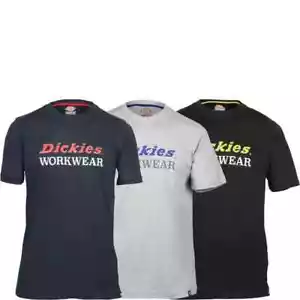 Dickies Mens Work T-Shirts Rutland Short Sleeve Cotton Tees PACK OF 3 Medium - Picture 1 of 5
