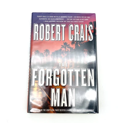 SIGNED The Forgotten Man by Robert Crais 2005 First Edition Hardcover Dust Jkt - Image 1 of 4