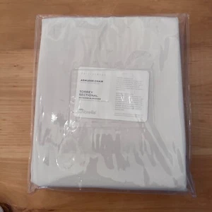 NEW Pottery Barn Sunbrella Torrey Sectional Armless Chair Slipcover Seat + Back - Picture 1 of 5