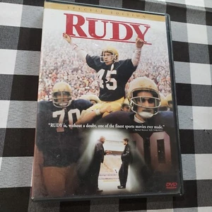 DVD Rudy Sonderausgabe Fußballheld Sean Aston kostenloser Versand - Bild 1 von 1
