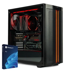 Gaming PC AMD Ryzen 9-7-5 I AMD Radeon RX 9070 XT I 1-4TB SSD I 32-64GB RAM - Bild 1 von 16