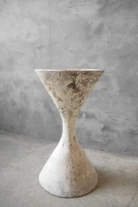 Antique Willy Guhl planter, height 79.5cm, diameter 45cm, vintage - Picture 1 of 4