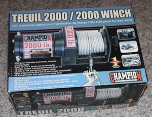 NOS Champion Power Equipment NATV/UTV Winch Kit, 2000-lb. - Picture 1 of 7