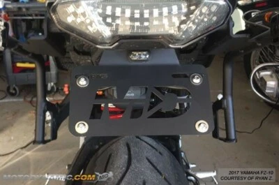 YAMAHA MT10 MT-10 FZ-10 FZ10 MT FZ 10 2017 - 2021 FENDER ELIMINATOR TAIL TIDY - Imagem 1 de 4