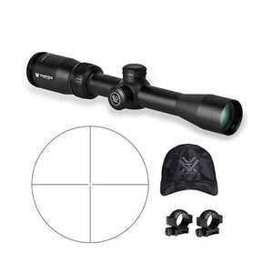 Vortex Crossfire II 2 7x32 Riflescope V Plex MOA Reticle with 1" Rings and Hat - Picture 1 of 11