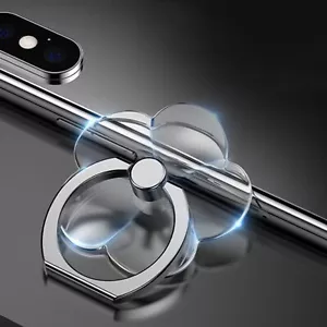 1pz Supporto Anello Telefono Universale Trasparente Rotazione 360° Antigoccia Impugnatura Dita Supporto - Foto 1 di 2