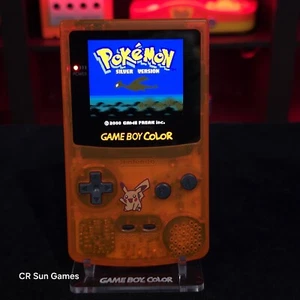 Consola Gameboy Color Naranja Transparente Pantalla Táctil OLED GBC Game Boy - Imagen 1 de 4
