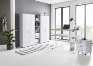 BMG Möbel Büromöbel komplett Set mit elektrisch höhenverstellbaren Schreibtisch - Bild 1 von 1