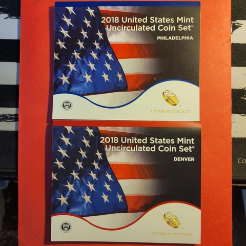 2018  Mint Set Original Plastic 20 Brilliant Uncirculated US Coins BU Cover
