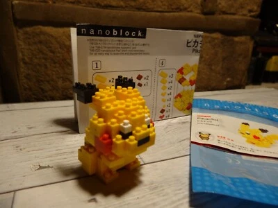 Kawada Nanoblock Pokemon PIKACHU - japan building toy NBPM_001 --- US SELLER !! - Image 1 of 4