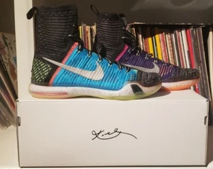 Size 10 - Nike Kobe 10 Elite High What The 2015 - Brand new With Box! DS mamba - Picture 1 of 12