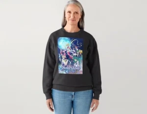 L sweatshirt sailor moon crystal neu schwarz cooles Geschenk - Bild 1 von 6