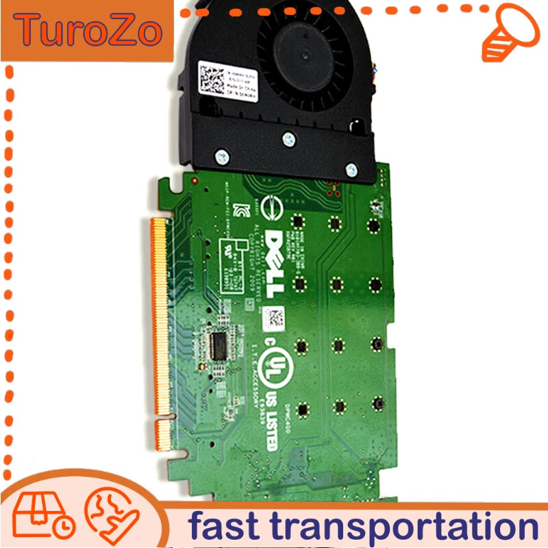 6N9RH Dell Ultra 4x M.2 NVMe SSDs to x16 PCIe Adapter Card 80G5N TX9JH DPWC400 - Image 1 of 4