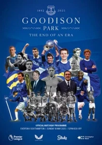* EVERTON v SOUTHAMPTON (LAST @ GOODISON PARK OFFICIAL PROGRAMME) IN STOCK NOW * - Picture 1 of 1