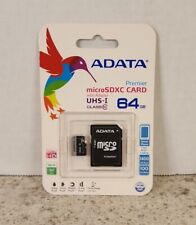ADATA 64gb Micro SD SDHC SDXC Class 10 Memory Card