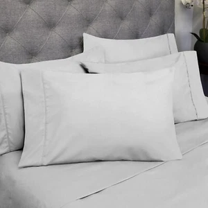 Sweet Home Collection 1500 Count 6 Piece Bedroom Bed Sheet Set Microfiber - Picture 1 of 97