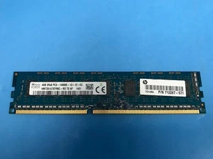 HPe 712381-571 4GB PC3-14900R ECC Reg DIMM - Picture 1 of 2