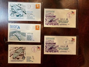 Space Shuttle COLUMBIA 1978-79 Assembly 5 Covers SPACE VOYAGE Palmdale CA !! - Picture 1 of 1