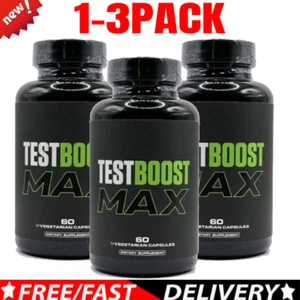 1-3X TEST BOOST Max Sculptnation Costruisci Muscoli Uomo Perdita Peso Grasso - Nuovo e Sigillato~~ - Foto 1 di 8