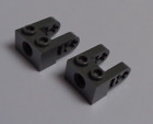 Lego Technic 85943 - 6324639 Brick 2X1 W/ Hole Half Beam Dark Stone Grey X2