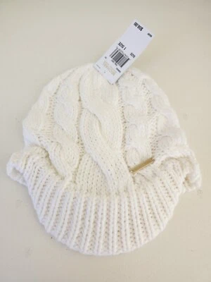 Gorra tejida con cable con logotipo crema Michael MICHAEL KORS Foto 1 de 4