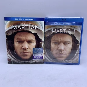 The Martian (Blu-ray + Digital) Matt Damon Ridley Scott SEALED NEW W/ Slipcover - Bild 1 von 3