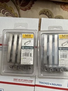 20 Pieces CC~SATIN NICKEL CABINET PULLS w SCREWS *NIB*~MASCOT HARDWARE - Picture 1 of 5