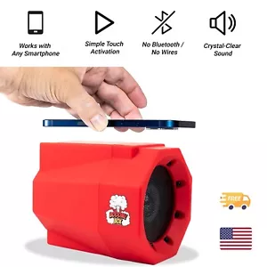 Mad Man Cell Phone Speaker Amplifier No Bluetooth or Cable, USB Charging - Picture 1 of 7