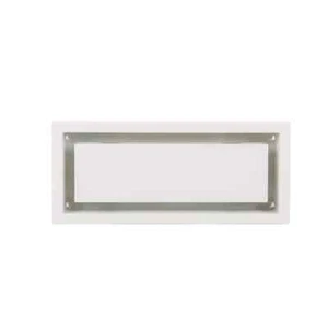 Framed Wall Vent (Lite) 6 in. x 10 in. White - Picture 1 of 3