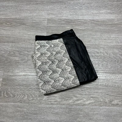 Falda recta y lápiz con estampado gris cremallera trasera cintura elástica H&M para mujer talla S Foto 1 de 4