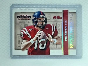 Eli Manning 2015 Contenders Draft Picks - Old School Colors - Ole Miss Rebels - Picture 1 of 2
