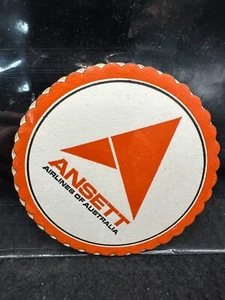 ref 265 Ansett Vintage Paper Drink Coaster - 2 x coasters - Picture 1 of 2