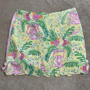 Lilly Pulitzer Vintage White Label Colette Skirt Youth 14 - Picture 1 of 8